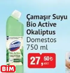 DOMESTOS ÇAMAŞIR SUYU BİO ACTİVE OKALİPTUS